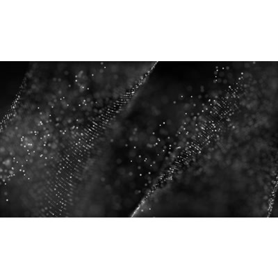 Particles weave through this abstract video.