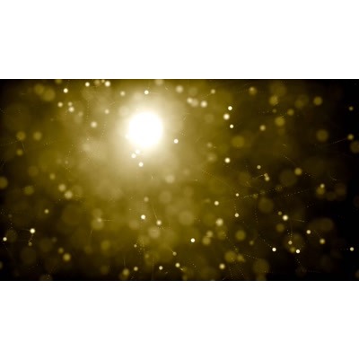 Glowing objects across this abstract video.