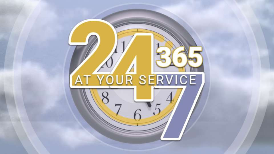twentyfour seven 365 service video background preview image.