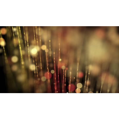 Colorful particle rays dancing around this video background.