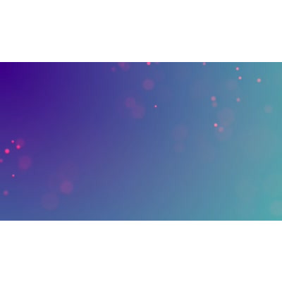 Colorful particles float to the surface of this background video.