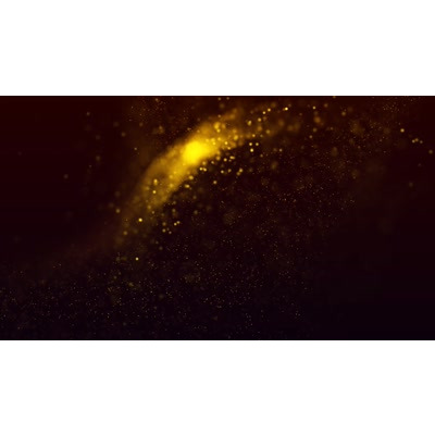 Glowing particles flow across the abyss in this video background.
