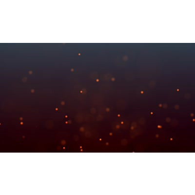 An array of particles float across this abstract video.