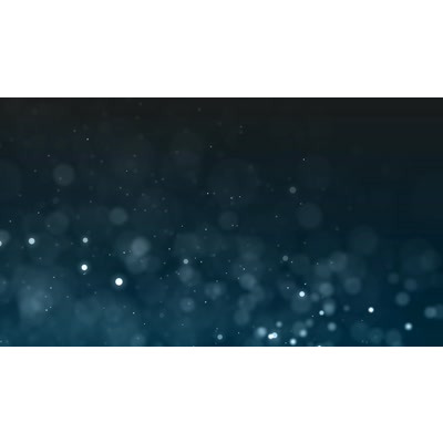 An array of particles float across this abstract video.