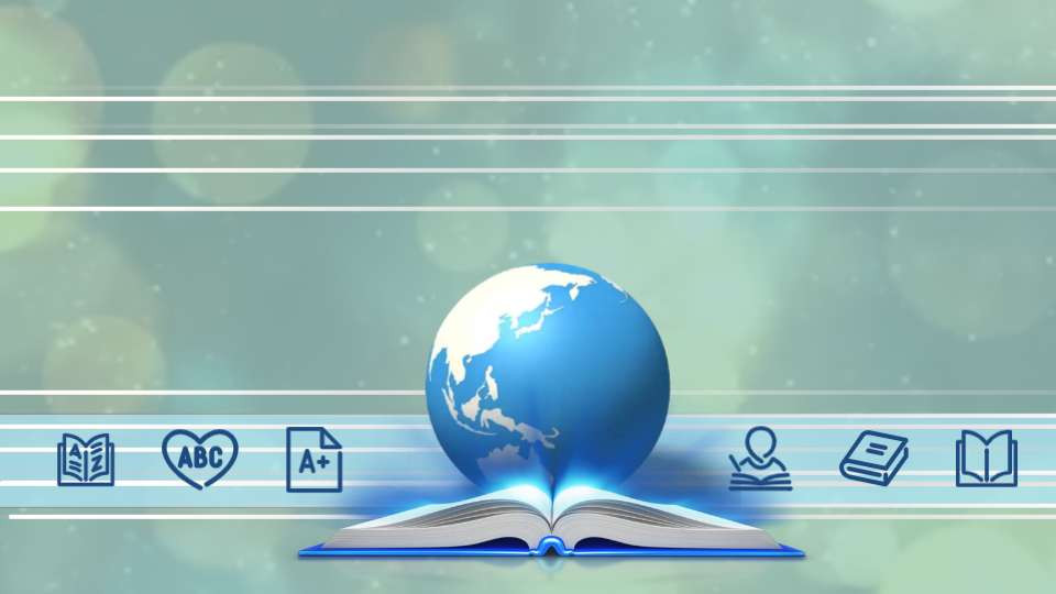 global literacy video background preview image.
