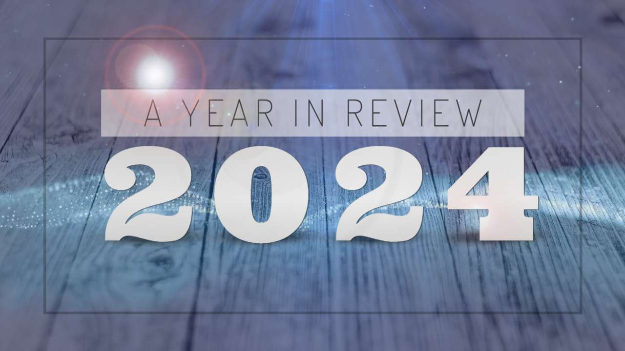 year in review video background preview image.