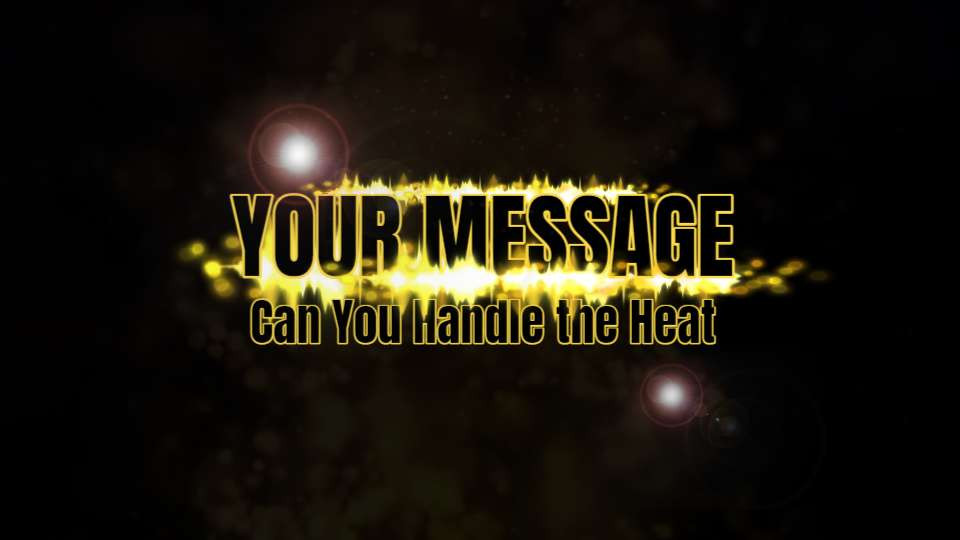 fire message video background preview image.