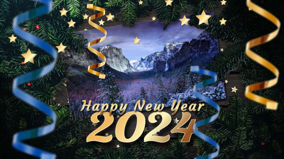 new year photo layout video background preview image.