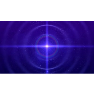 Beaming light rays across this abstract video.