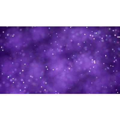 An Animated video background with a particle silhouettes in the background.