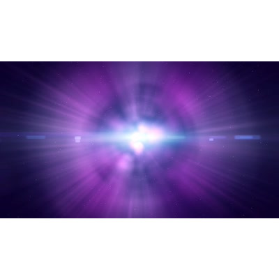 Vibrant solar rays light up this abstract video.