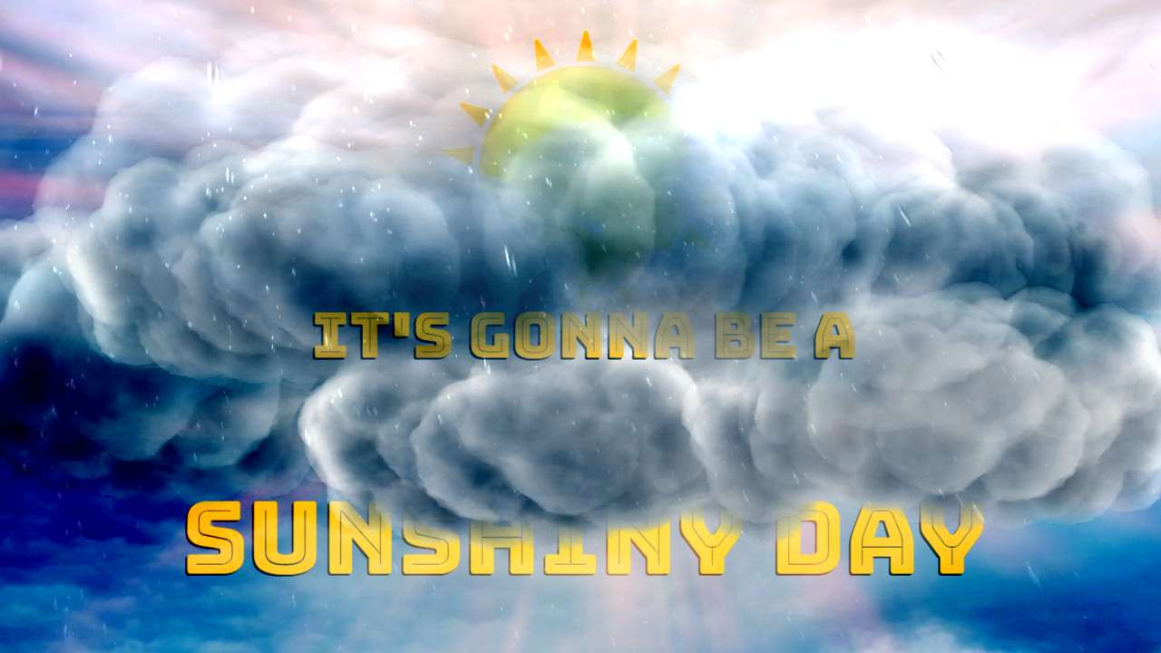 bright sunshiny day video background preview image.