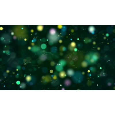 Colorful particles flowing across this abstract background.