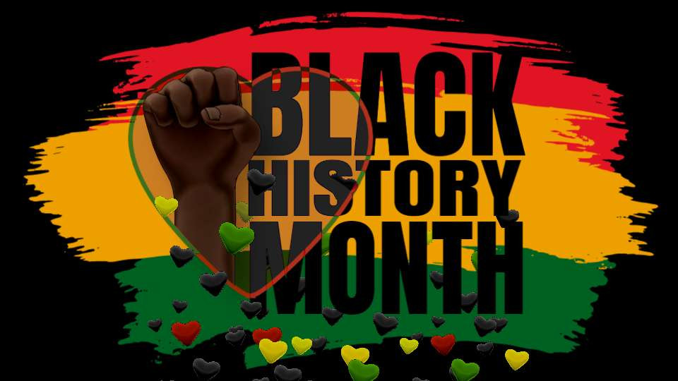 black history heart fist video video background preview image.