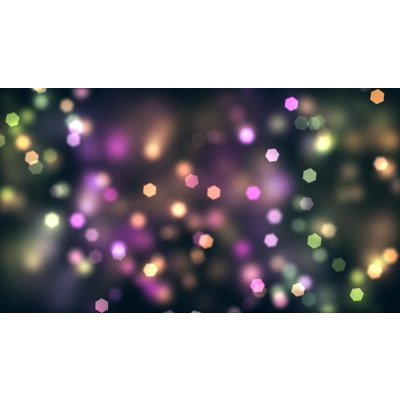 An array of particles floating across this abstract video.