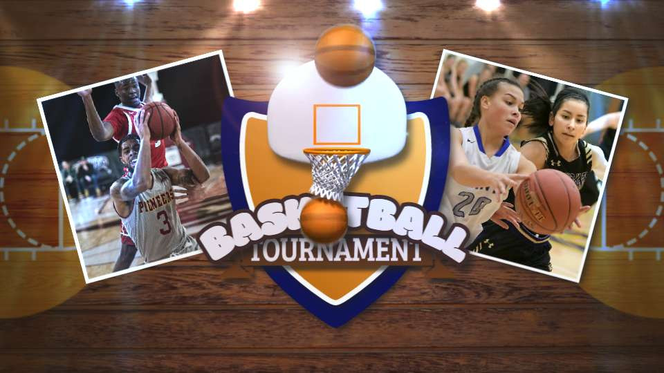 basketball-photo-layout video background preview image.
