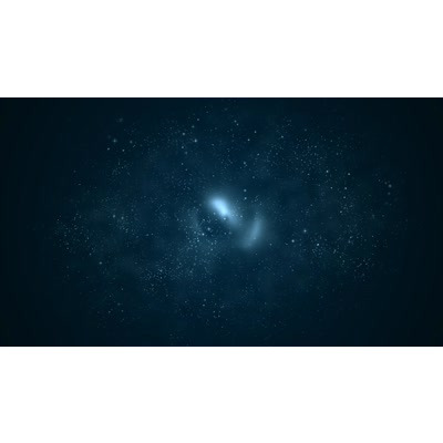 Glowing particles shine across this abstract video background.