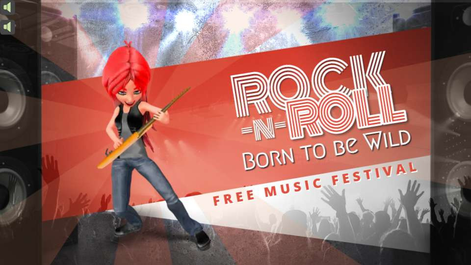 rock festival video background preview image.