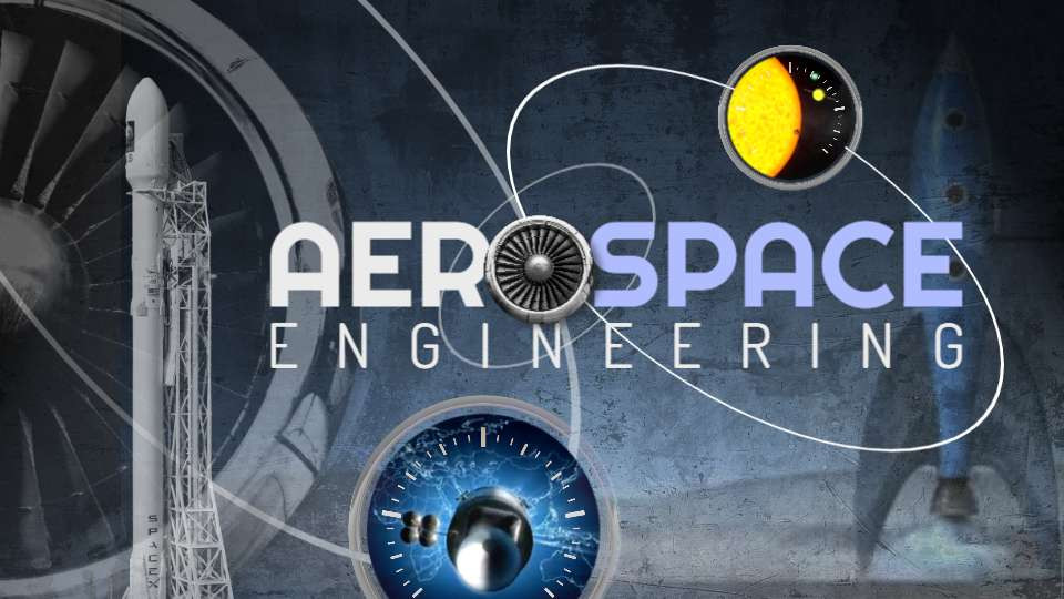 aerospace engineering video background preview image.