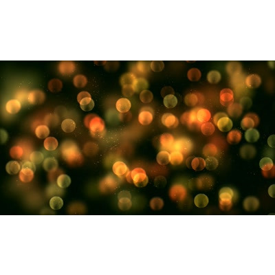 Particles twist and flow out of focus in this scene.