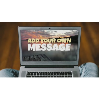 Relaxing On Laptop Custom