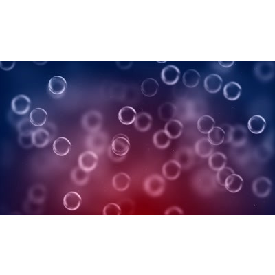 Colorful cells flowing across this video background.