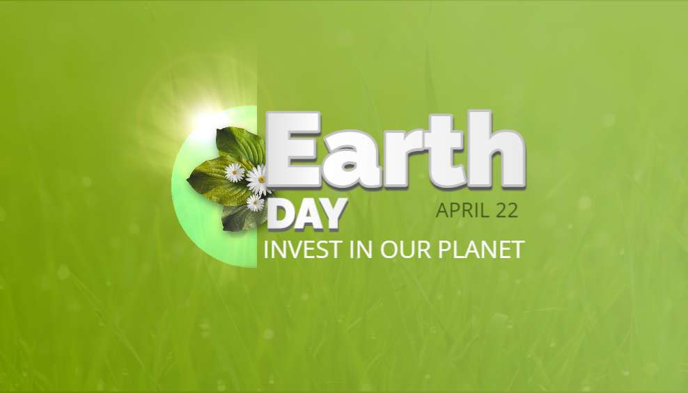 earth day leaves video background preview image.