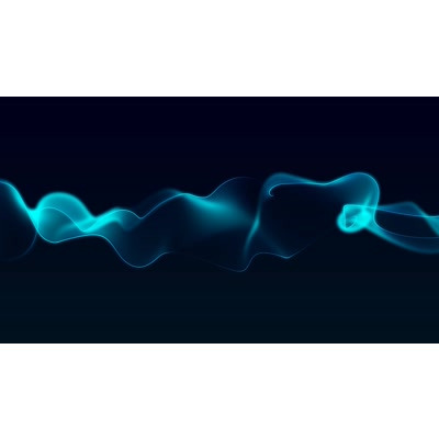 Bright colorful wave flows across this video background.
