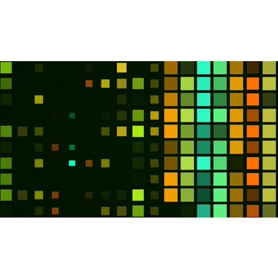 Colorful boxes of light flowing across this abstract background.