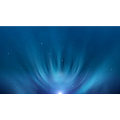 Beautiful blue beams streaking across the skyline.