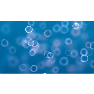 Colorful particles floating across this abstract video.