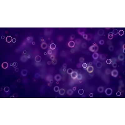 Cluster of colorful particles in this abstract video.