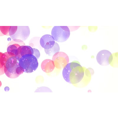 A colorful array of particles flowing across this abstract video.