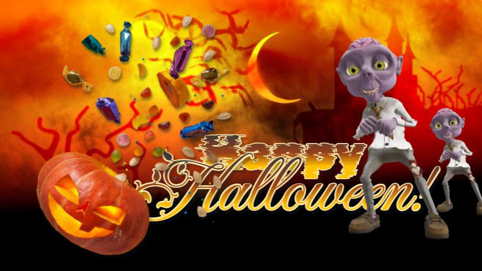 happy halloween dance video background preview image.