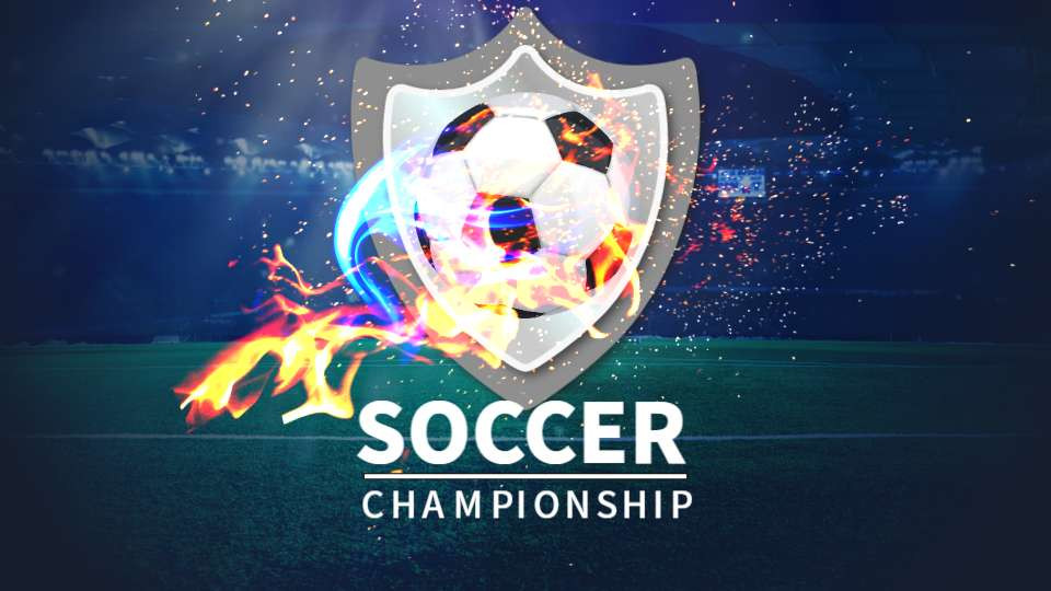 soccer championship video background preview image.