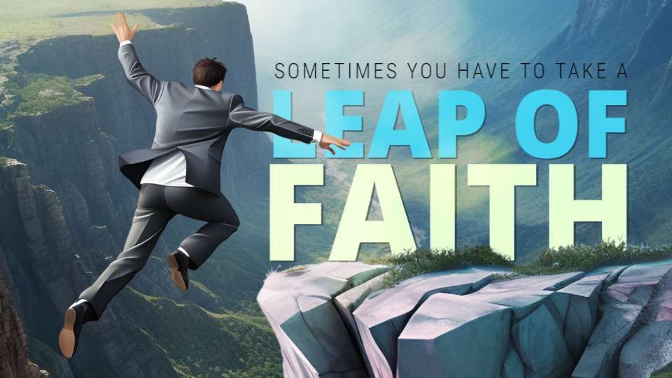 leap of faith video background preview image.