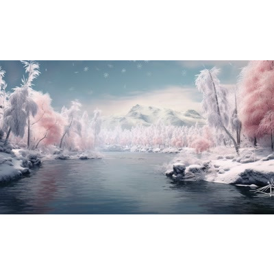 Captivate your audience with this Winter Snow Video Background: Ideal for PowerPoint, Google Slides, Zoom &amp; video Projects.