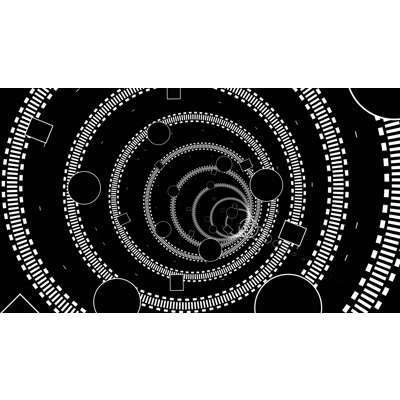 Fall into the Hypnotic Vortex of Shapes! Elevate Your Visuals with a swirling vortex video background.