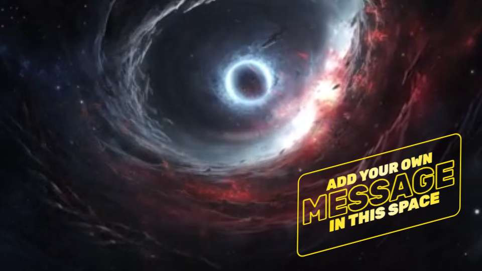 black hole swirl video background preview image.