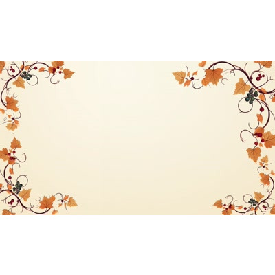 Growing Autumn Vines Background - This motion video depicts serene vines adorned with autumn leaves, creating a captivating seasonal visual experience.