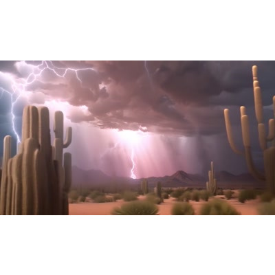 Lightning Cloud  Great PowerPoint ClipArt for Presentations 