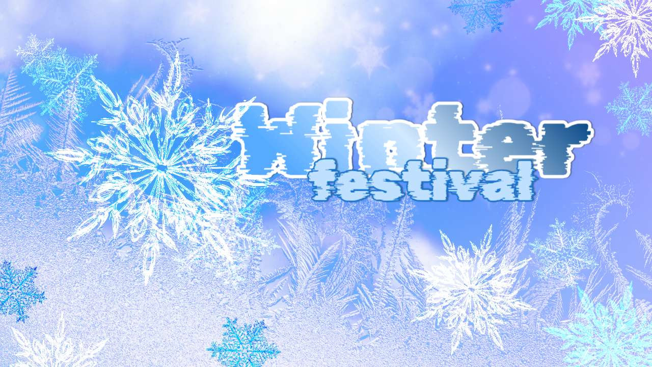 frosty winter video background preview image.
