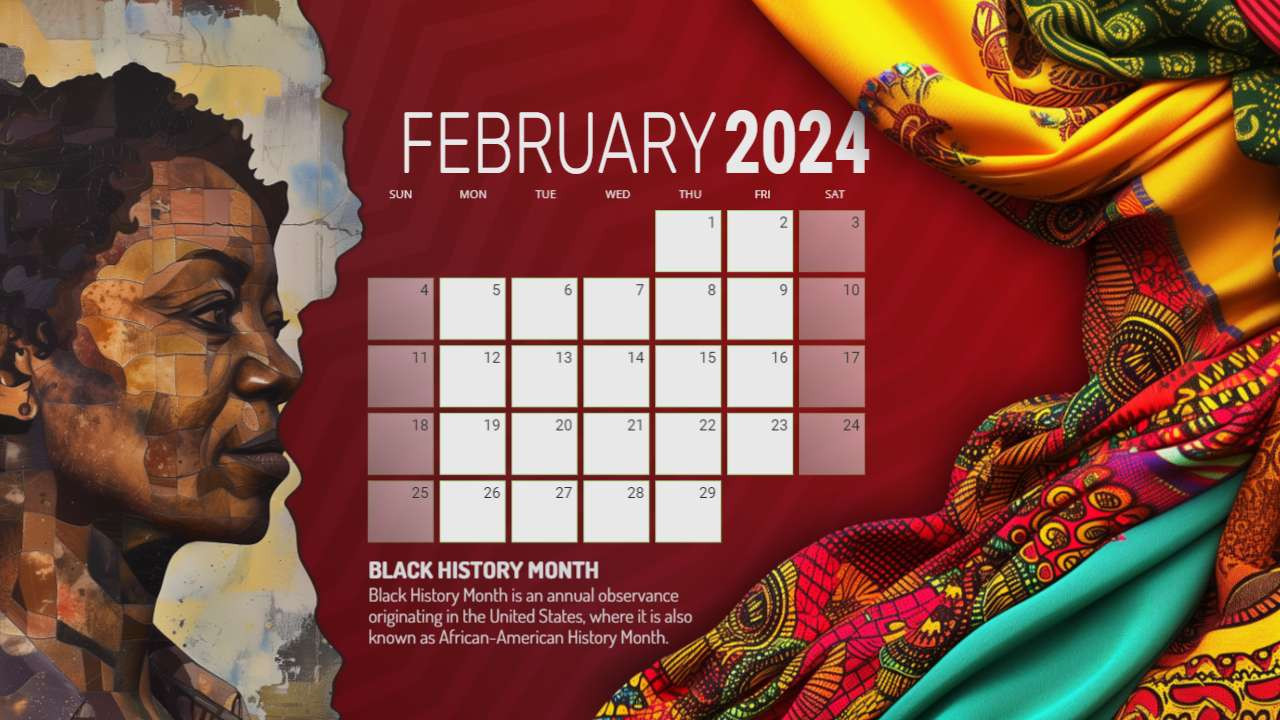black history video background preview image.