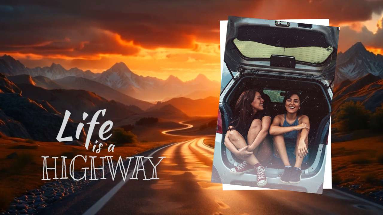 mountain highway video background preview image.