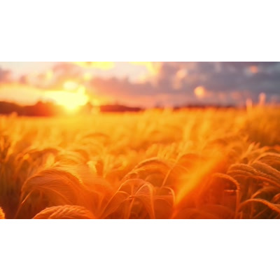 Visualize the harmony of nature and agriculture in this golden wheat harvest video, capturing the essence of prosperity, growth, and life.