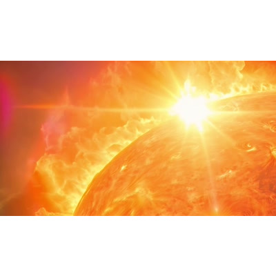 Bright Solar Flare video background: this motion video depicts the mesmerizing dance of solar flares.