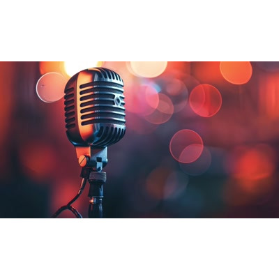 Download this Retro Microphone Bokeh Video Background to add a nostalgic motion background to presentations or media video designs.