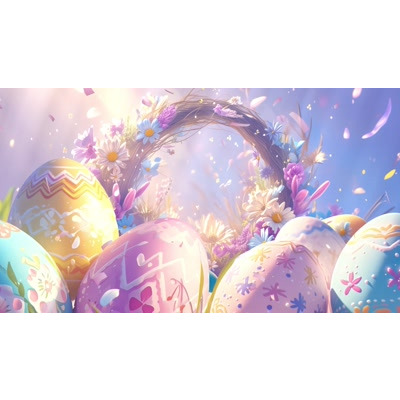 Embrace the Easter spirit with this vibrant wreath video, celebrating spring&#039;s arrival, traditions of egg decorating, and the joyous energy of the season.