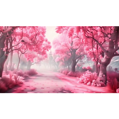 Display the the fleeting beauty of spring with our Cherry Blossom Path Video Background, showcasing renewal and nature&#039;s transient splendor.