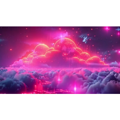 Visualize innovation, interconnectedness creativity in this Digital Cloud Computing Motion Video.